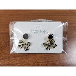 Black Bow Earrings Fashion Jewelry